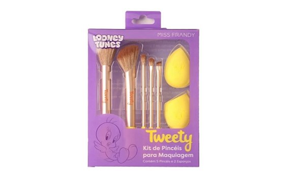 KIT DE PINCEIS LOONEY TUNES - MISS FRANDY