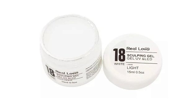 GEL DE ALONGAMENTO WHITE 18 - REAL LOVE