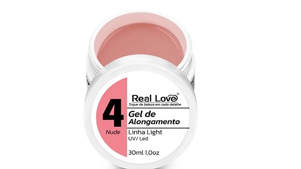GEL DE ALONGAMENTO 4 NUDE 30ML -REAL LOVE
