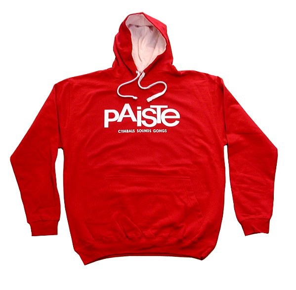 PAISTE Hoodie Vermelha/Branca XL