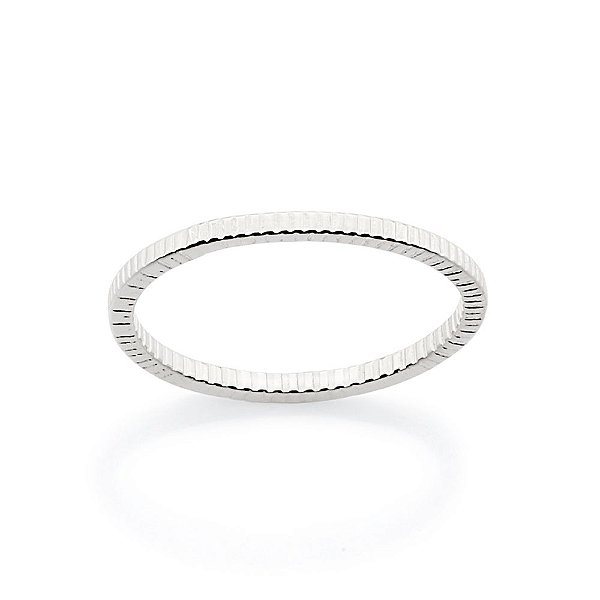 Anel Rommanel Skinny Trabalhado Por Pequenas Linhas