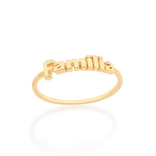 Anel Rommanel Skinny Ring Com A Descrição Família