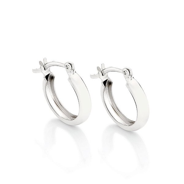 Brinco Rommanel Argola Lisa  Med  1,6 Cm