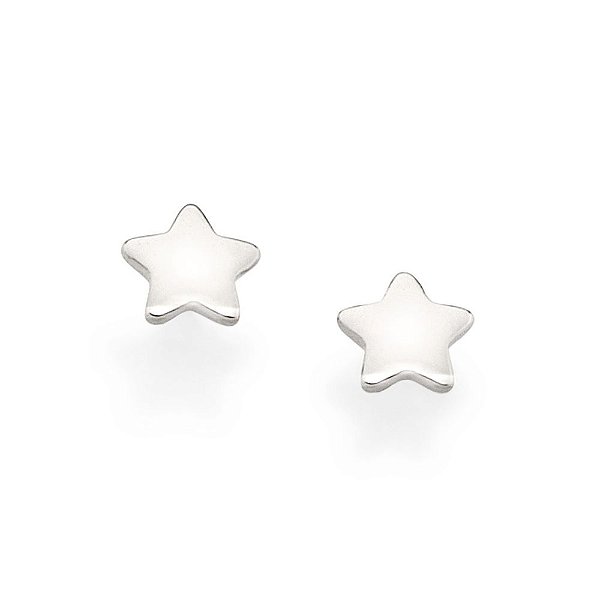 Brinco Rommanel Formato Estrela Pequena  Med 0,3 Mm
