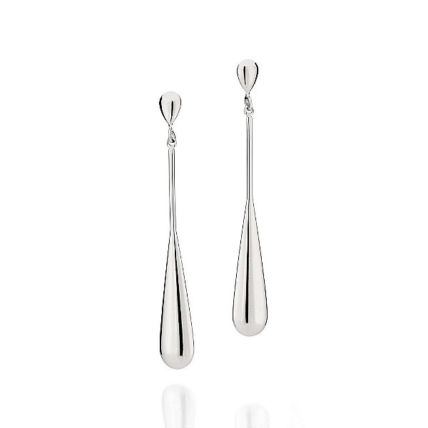 Brinco Formato Gota Med 5,7 Cm X 0,80 Cm (Joia Licen  Coleção Ana Hickmann) - 326966