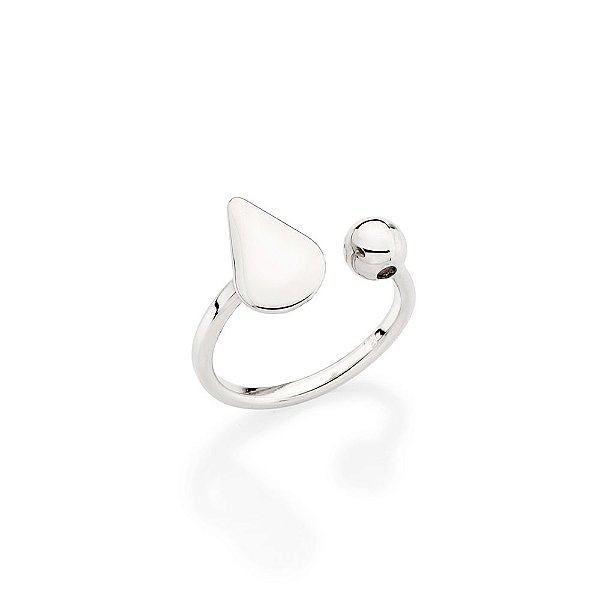 Brinco Piercing De Pressão Formato Gota Lisa 4X6Mm Med 1,0 Cm (Joia Licen  Coleção Ana Hickmann) - 326967