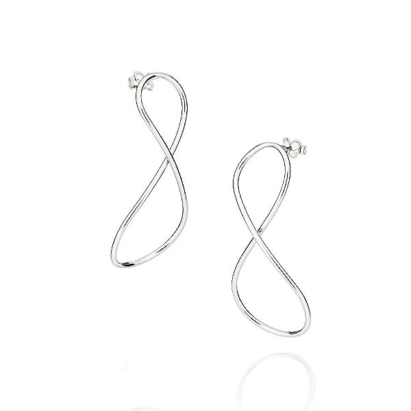 Maxi Brinco Formato Infinito,Med 4,6 Cm X 2,3 Cm