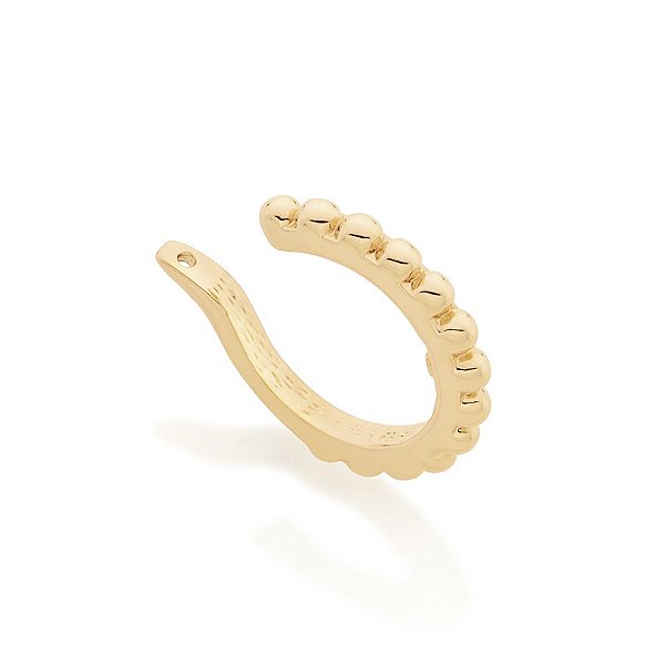 Brinco Rommanel Piercing De Pressão Formado Por Esferas Med 1,4 Cm De Diâmetro(Joia Licenciada Coleção Giovanna Antonell