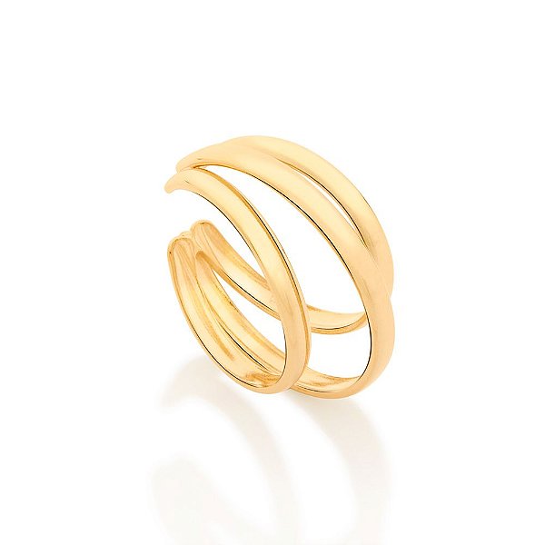 Brinco Rommanel Piercing De Pressão Composto Por 3 ArosMed 1,6 Cm De Diâmetro(Joia Licenciada Coleção Ana Hickmann)