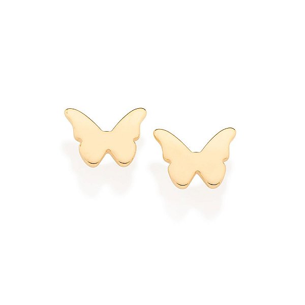 Brinco Rommanel Formato Borboleta,Med 0,80 Cm X 1,0 Cm