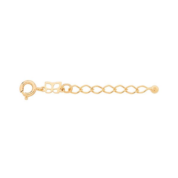 Extensor Rommanel Formado Por Fio Elo 0,60 Losango, Composto Por Fecho Redondo  Med 5 Cm