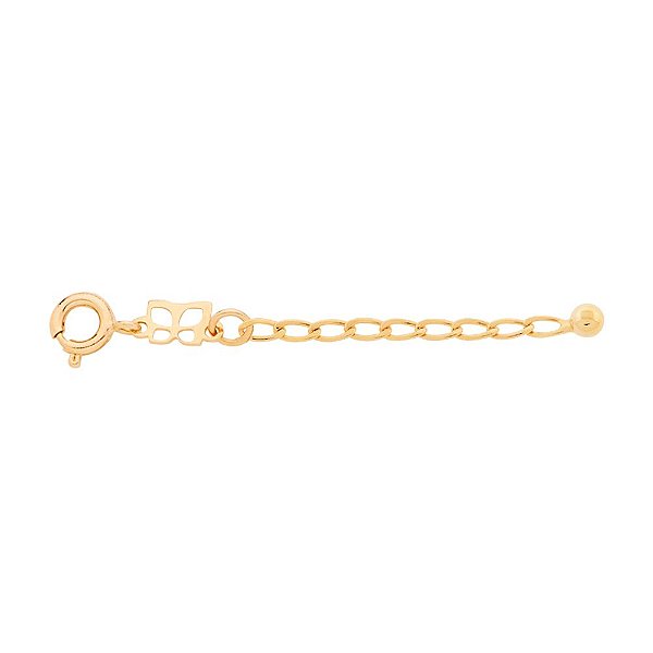 Extensor Rommanel Formado Por Fio Elo 0,50 Laminado, Composto Por Fecho Redondo Med 5 Cm