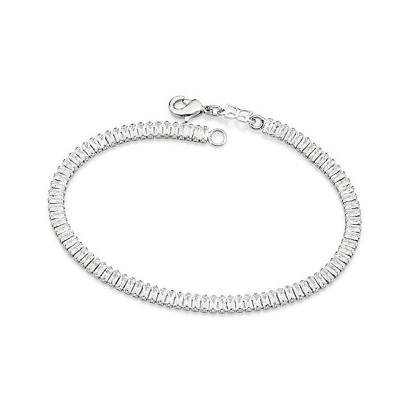 Pulseira Riviera Cravejada Por 88 Zircônias Baguetes De 3Mm,
Med 18 Cm ,(Joia Licenciada Coleção Giovanna Antonelli)