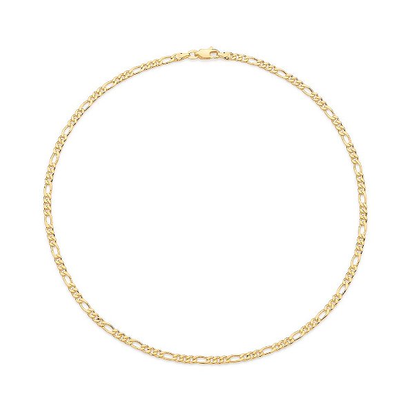 Cordão Rommanel Formado Por Corrente De Elo Groumet 3X1 Lixado,Med 40 Cm