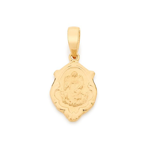 Medalha Rommanel Formato Oval Com Bordas Trabalhadas E Estampa De Diversos Santos  Med  1,7 Cm