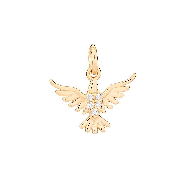 Pingente Rommanel "Espírito Santo" Composto Por 5 Zircônias De 1,0 Mm  Med 1,5 Cm X 1,6 Cm