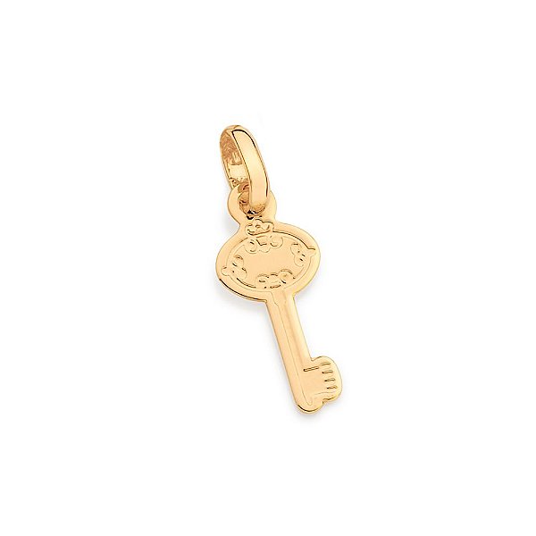Pingente Formato Chave,Med 1,9 Cm X 0,70 Cm