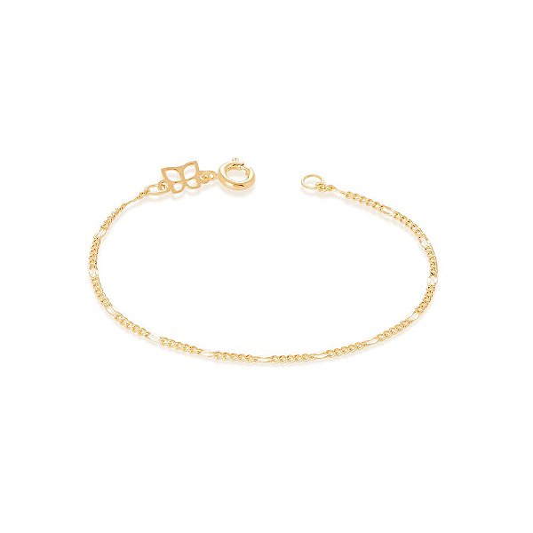 Pulseira Rommanel Infantil Formada Por Fio Alternado 5X1 Med 14 Cm