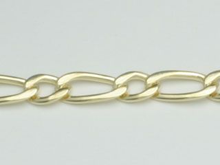 Pulseira Rommanel Formada Por Fio Alternado 1X1 1,20 Laminado  Med 19/20/21/22 Cm