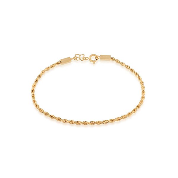 Pulseira Rommanel Formada Por Fio Baiano Fino Med 18/19 Cm