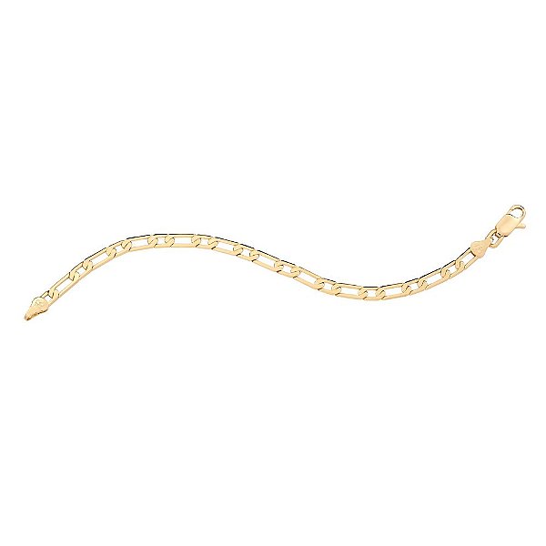 Pulseira Rommanel Formada Por Fio Alternado 1X1 Med 19/20/21 Cm