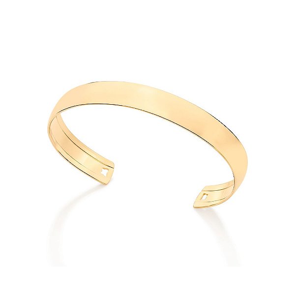 Bracelete Aro Liso Med 6,5 Cm De Diâmetro(Joia Licenciada Coleção Giovanna Antonelli)