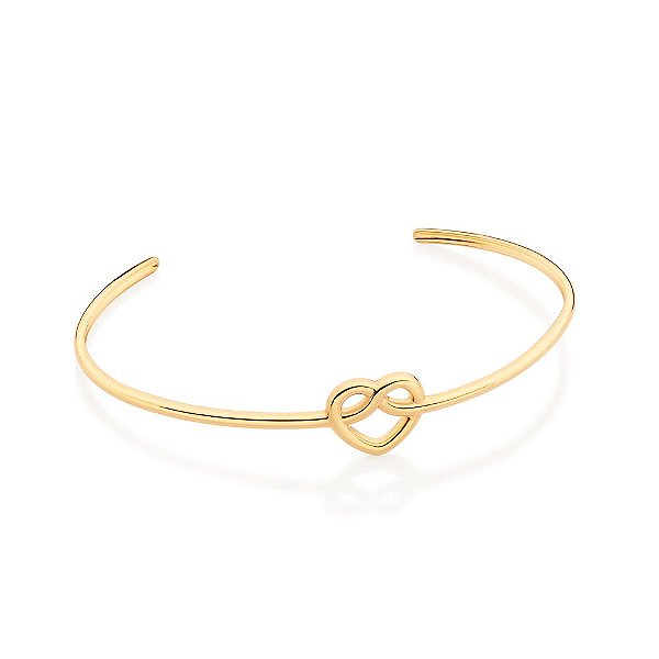 Bracelete Composto Por Coração Com Símbolo Do Infinito,Med 6,5 Cm (Externo)