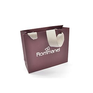 SACOLA ROXA ROMMANEL - P - 15cm x 13cm