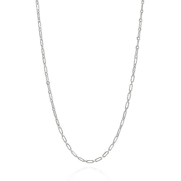 Cordão Formado Por Corrente De Elo Cadeado Lixado 1X1 Med 50 Cm - 332324