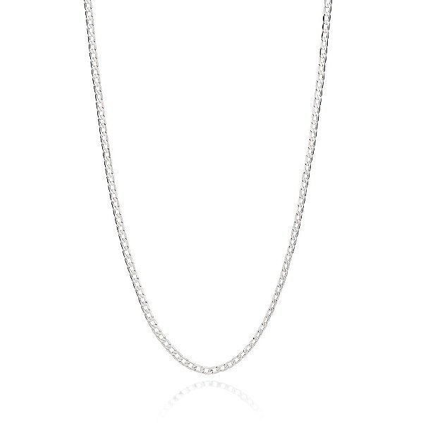 Cordão Formado Por Corrente De Elo Curto Batido 5,4 X 3,3 Mm Med 50 Cm - 332328