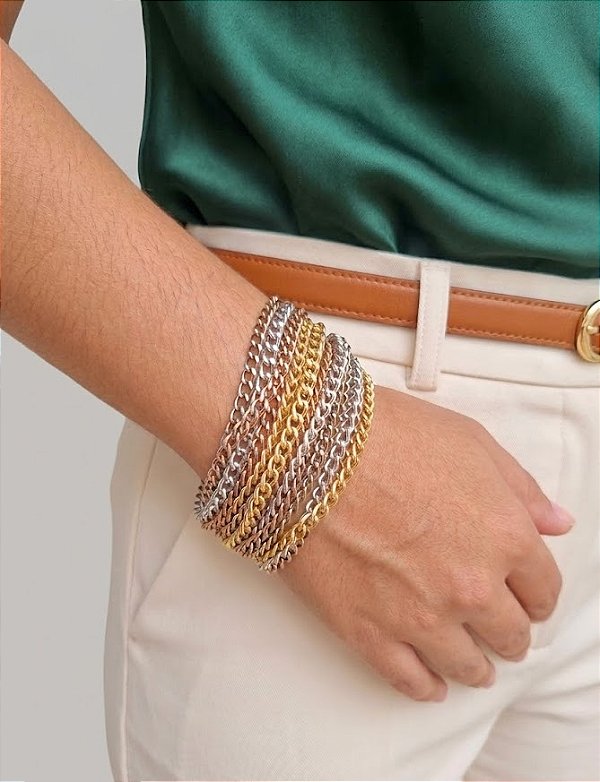 Pulseira Mix Fecho de Imã