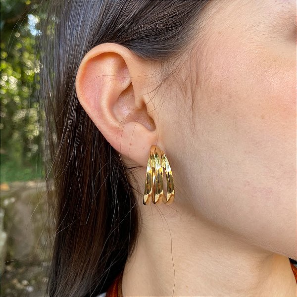 Argola Tripla Basic G