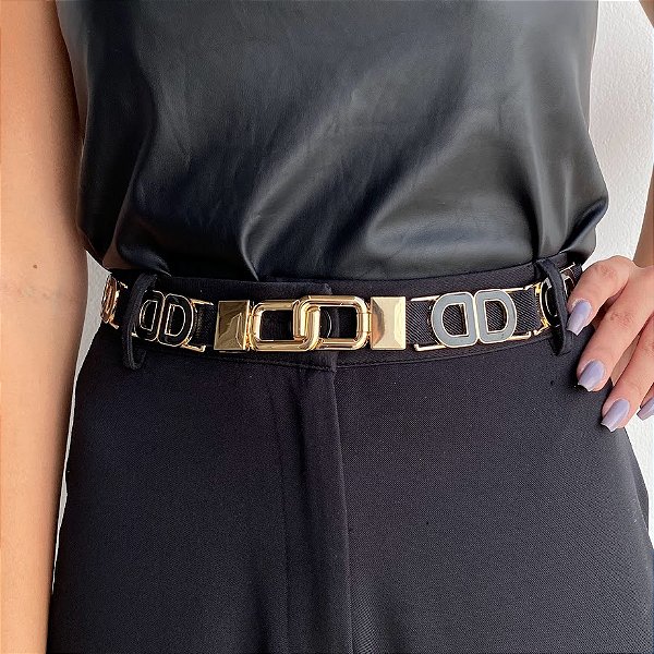 Cinto Black mais Entremeios Banhados