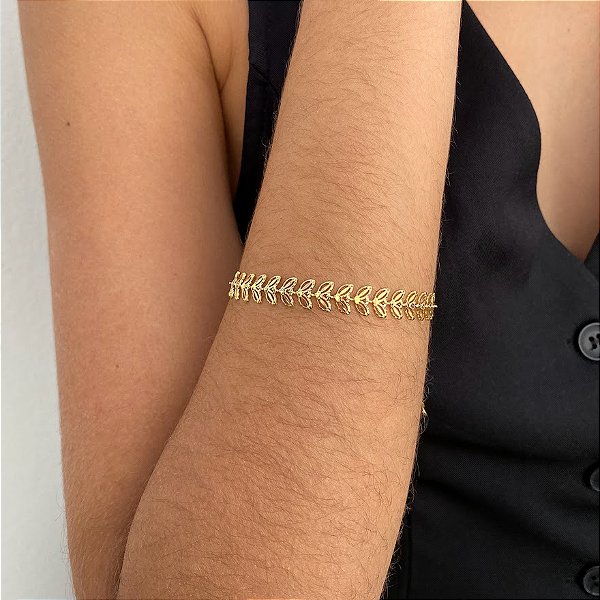 Pulseira Ramos Banhada