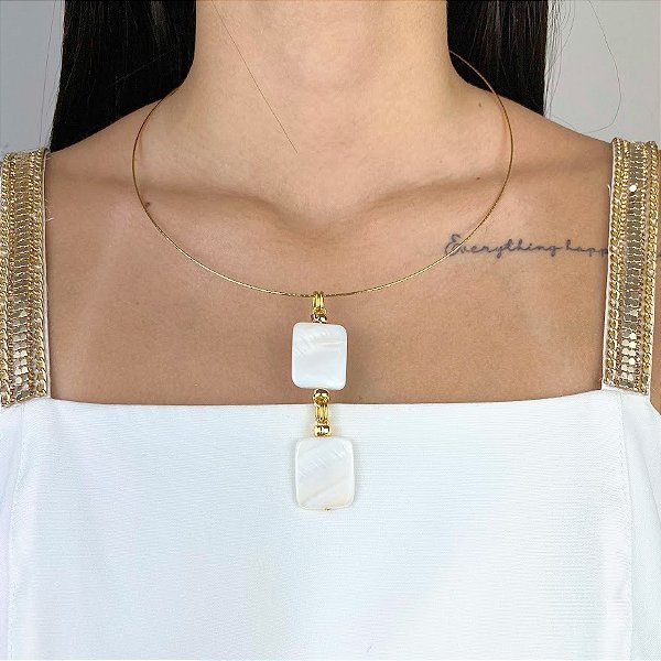 Arco Banhado com Madrepérola