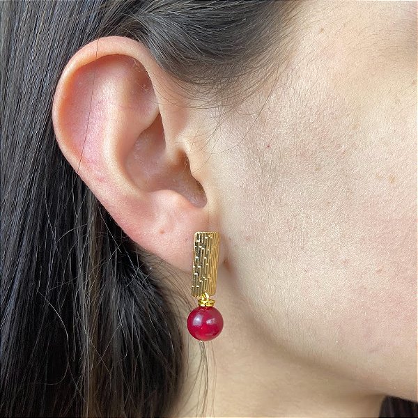 Brinco Banhado com Jade Rubi