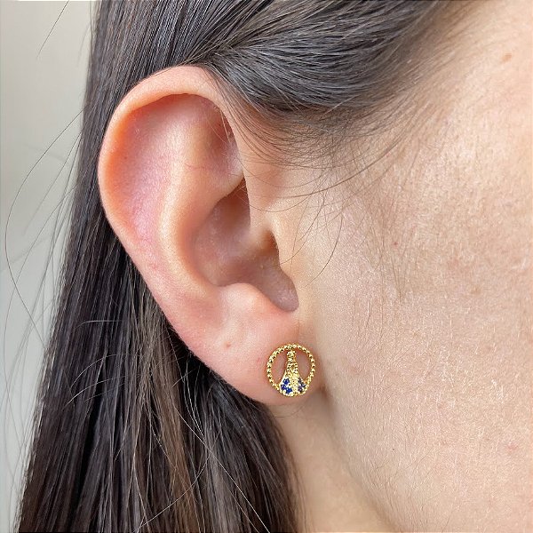 Brinco Nossa Senhora Banhado