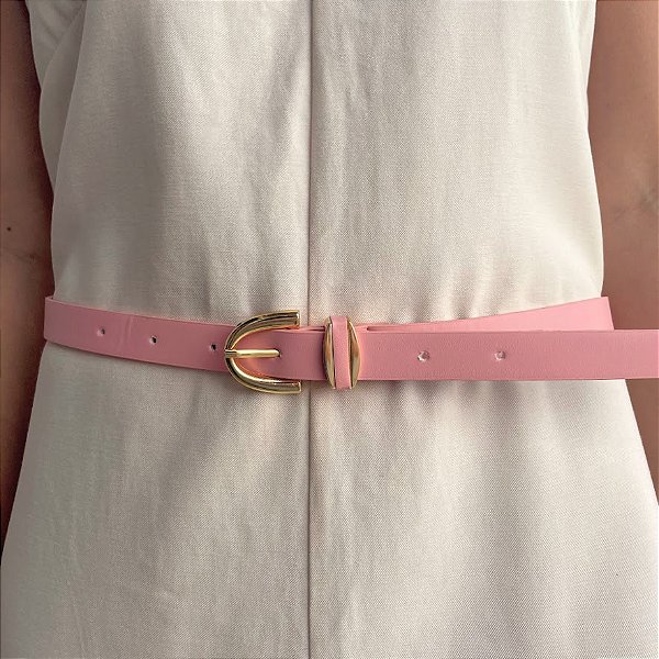 Cinto Rosa Elegante e Atemporal