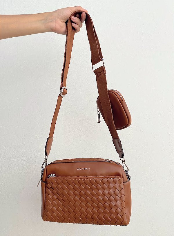 Bolsa Média Terracota com Carteira