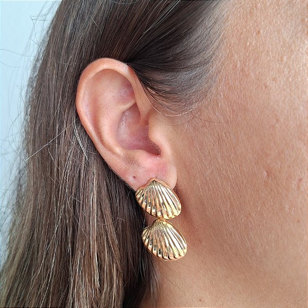 Brinco Cascata Conchas