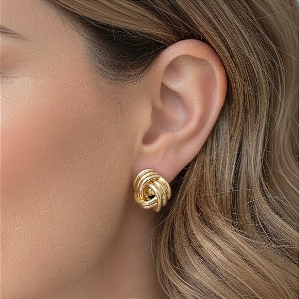 Brinco Banhado Circular