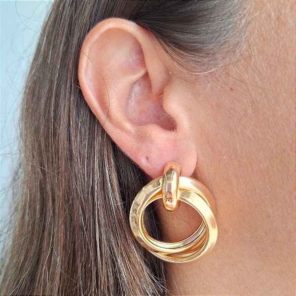 Brinco Redondo Entrelaçado