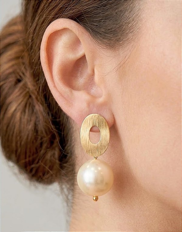 Brinco Pérola Elegante