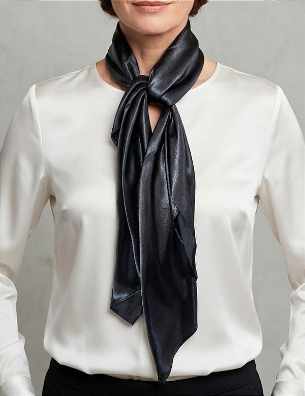 Colar Lenço Preto G