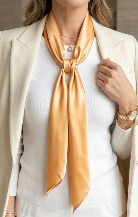 Colar Lenço Dourado G