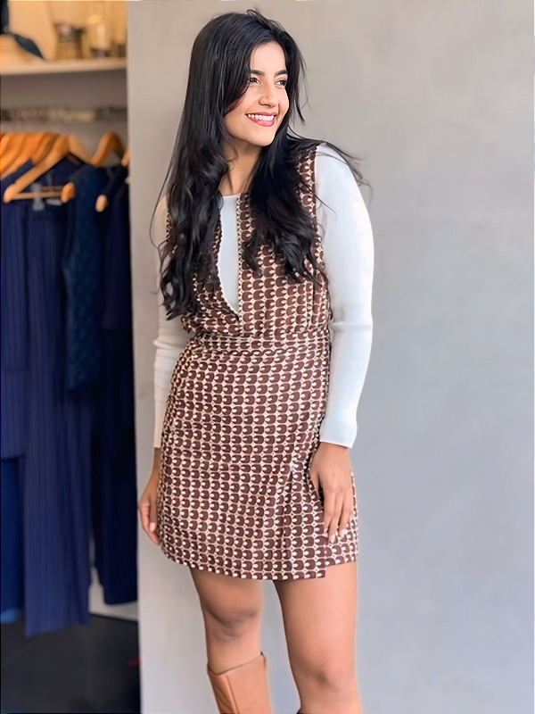 SAIA MARINA BORDADA 3132