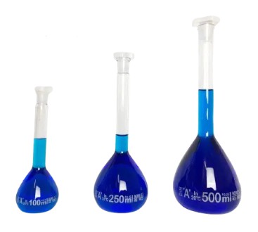 BALÃO VOLUMÉTRICO DE VIDRO ROLHA DE POLIPROPILENO