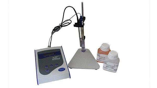 PHMETRO DIGITAL MICROPROCESSADO MEDIDOR DE PH COMPLETO DE BANCADA