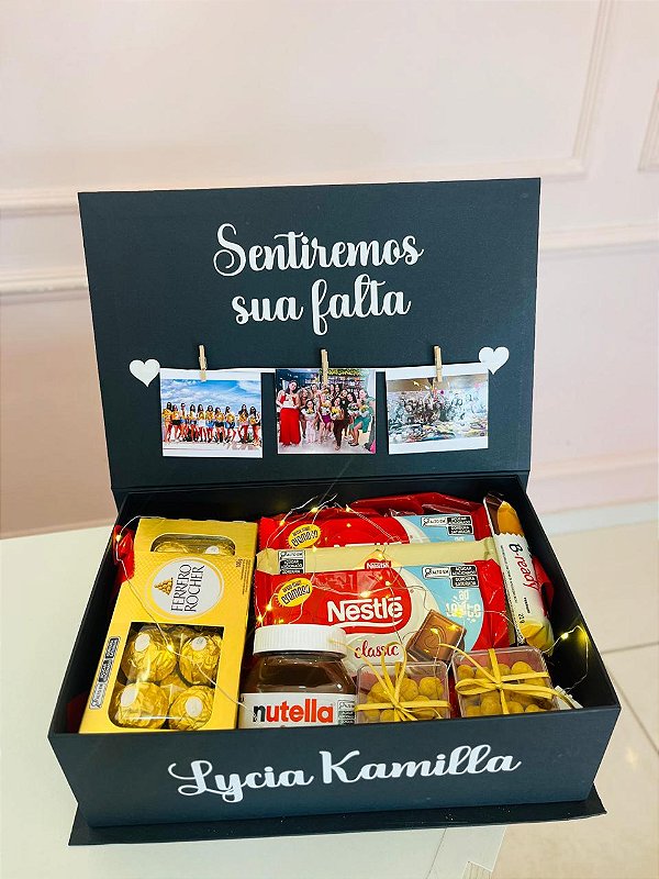 Cesta com Chocolates modelo Pollyana - Código 0146