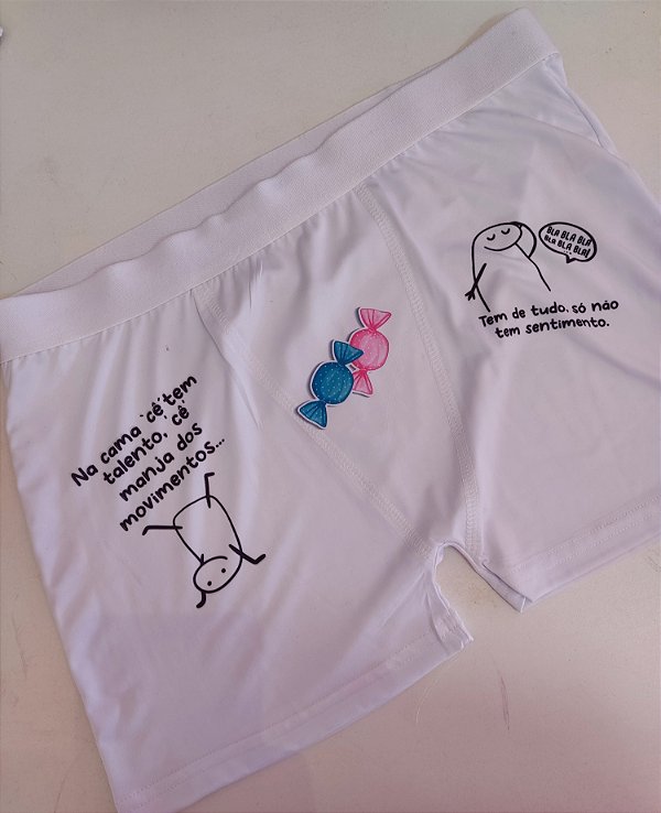 Cueca modelo tem de tudo só não tem sentimento - Código 0254